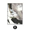 Pintura a óleo pintada à mão Nebulosa preto branco cinza luz pintura decorativa de luxo sala de estar sofá parede de fundo pendurado pintura estilo silencioso
