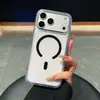 Comércio Exterior Aplicável Apple 18PROMAX Capa de Celular Magnética Transparente 17PRO À Prova de Queda 16PLUS Resistente a Arranhões Capa Macia