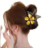 Pinza de tiburón extragrande con un toque de alta gama, pinza para el cabello exquisita y robusta para la parte posterior de la cabeza, adecuada para cabello grueso