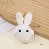 Pingente de Animal Fofo Criativo Feito à Mão em Crochê Pingente de Bolsa de Boneca para Crianças Chaveiro DIY Corrente para Pendurar na Capa do Celular