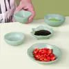 Estilo Ins Escandinavo Vajilla de Melamina Plato para Condimentos Plato Comercial Material Imitación Porcelana Plato para Vinagre Restaurante Hotel Imitación Porcelana Anticaída Plato Pequeño