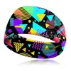 Moda Retro Europea y Americana Estampada Viaje Fiesta Absorbente de Sudor Transpirable Yoga Correr Fitness Deportes Diadema Cinta para la Cabeza