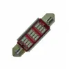 Luz de Placa de Carro LED Decodificação 4014 10 Luzes 12 Luzes 12V Sem Degraus 31-41mm Ponta Dupla Luz Azul Gelo