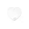 Colgante Cerámico Navideño Transfronterizo Adorno Cerámico en Forma de Corazón Corazón de Melocotón Esmaltado por Ambos Lados Decoración para Árbol de Navidad Etiqueta Cerámica