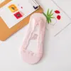 Calcetines Tobilleros de Encaje para Mujer, Calcetines Invisibles Bajos para Damas, Estilo Delgado de Verano, Tendencia Ins, Antideslizantes de Silicona, No se Bajan, Calcetines Cortos
