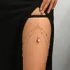 Ropa Zhuru Venta Caliente Transfronteriza Accesorios Hongo Pequeño Cadena de Perlas Finas Moda Accesorios de Chicas Populares Anillo para Muslo H0055