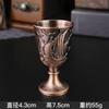 Vaso de Agua Bendita de Pie Alto Hogareño Retro Copa de Vino Blanco de Alta Calidad Creativo Adornos de Copa de Vino Blanco para Bodas Copa de Suministro de Agua