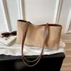 Bolso Cruzado de Hombro Color Sólido Casual 2026 Nuevo Llegado de Otoño Bolso de Hombro Tipo Tote Nuevo Bolso Retro para el Trabajo Bolso Simple de Gran Capacidad