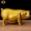 Hongda Cerdo Rico de Latón Completo Cerdo de Cobre Grande Cerdo Shoucai Decoraciones para el Porche Adornos de Regalo de Bronce