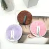 Esponja Limpiadora Xuanzi de Cuadros Pequeños de Piña, Removedor de Maquillaje con Superficie de Terciopelo, Set Especial de Herramientas para Lavado Facial, Esponja de Polvo, Portátil y Duradero