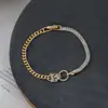 Chapado Electrolítico de Oro Real Circonita Micro-Pavimentada Joyería de Mano Exagerada Personalizada Pulsera de Cabeza de Leopardo de Gama Alta para Mujer Pulsera de Lujo Exquisita Accesible