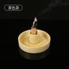 Incensário de Madeira Sagrada Peruana Prato de Queima Suporte para Velas Prato de Cerâmica Suporte Base para Oração, Relaxamento, Meditação Bandeja Contêiner