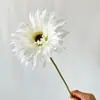 Flores Artificiales de Nuevo Producto Transfronterizas Gerbera Decoraciones para Sala de Estar Arreglos Florales Accesorios para Fotografía Flores Falsas Decorativas Fabricante Mayorista
