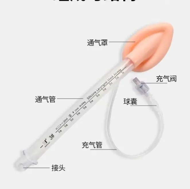 苏嘉SJ-I-5.0一次性使用喉罩气道导管建立短期非确定性人工气道