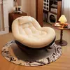 Nueva Silla de Balcón Mecedora Ocio Hogar Adulto Sillón Perezoso Cáscara de Huevo Dormir Silla Mecedora Individual Sillón