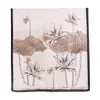 Elegante Bufanda de Seda de Loto Bufanda Versátil Larga de Doble Uso Estilo Coreano Bufanda de Moda para Primavera y Verano Chal para Mujer