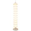 Lámpara de Pie con Forma de Calabaza para Sala de Estar, Estilo Nórdico de Alta Gama, Junto al Sofá, Dormitorio, Estilo Crema Vintage, Lámpara de Mesa LED Decorativa de Ambiente