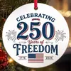 Adorno Colgante Conmemorativo Navideño Americano del 250 Aniversario, Nuevo Producto Transfronterizo