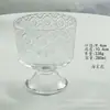 Copo de Vidro de Alta Aparência para Café de Nicho, Suco, Iogurte, Sorvete; Copo Alto de Sobremesa de Frutas Doméstico de Verão