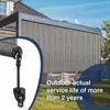Persianas venecianas a prueba de viento para exteriores con cuerda de bola elástica, accesorios de fijación con bloqueo de bola, accesorios de refuerzo para cortinas de exterior con tapón