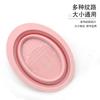 Tazón de Silicona para Limpiar Brochas de Maquillaje Almohadilla Placa Limpiadora Artefacto Tabla Limpiadora de Brochas Guante Exfoliante Herramienta Portátil