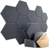 Painéis Acústicos Hexagonais de Fibra de Poliéster Autoadesivos Painéis de Feltro para Decoração de Estúdio Doméstico Isolamento Acústico e Redução de Ruído Painéis de Parede