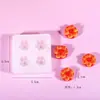Molde de Juguete Mini Comida de Simulación Gato de Dibujos Animados Garra Huevo Tarta Pan Pastel DIY Pegamento Pinza Molde de Silicona