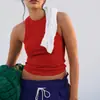 Amazon 2025 Chal sin Mangas Versátil de Color Sólido a la Moda, Corte Delgado, Adelgazante, Simple, Ropa Interior, Top Estilo Bm para Ropa de Abrigo