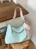 Bolso Popular de un Solo Hombro para Debajo del Brazo para Mujeres, Nuevo Modelo 2026, Gran Capacidad, Versátil Casual Bordado Cruzado para Viajar Tote Bag