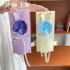Shangjin Cinta de Seda Transparente con Borde Blanco de 1.0 cm Ramo de Flores Pajarita Cinta para Caja de Regalo DIY Cinta Floral