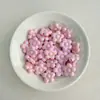 Cuentas de Flor UV de Color Sólido de Alta Calidad Acrílico DIY Cadena para Teléfono Colgante Encanto para Bolso Accesorios Materiales Venta al Por Mayor