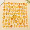 Aleatório 50g Acrílico Folha Laranja Artificial Pingente DIY Handmade Adorno de Cabeça Grampo de Cabelo Acessórios de Joia Material