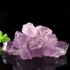 Quartzo Rosa Natural, Quartzo Amarelo, Fluorita Verde, Quartzo Branco, Pedra Bruta de Ametista Sal Laranja