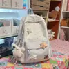 Mochila Escolar de Nuevo Estilo Transfronteriza de Aspecto Elegante, Mochila Versátil Estilo Universitario para Chicas Hermosas, Forma de Estrella, Gran Capacidad, Mochila Ligera de Doble Hombro