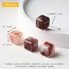 Coleção de Contas Espaçadoras Cubo de Cristal Natural, Acessórios para Joias DIY Feitos à Mão, Contas Soltas Cubo de Ágata para Pulseira, Acessórios Atacado