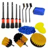 Venta Directa de Fábrica Kit de Limpieza para Coche de 24 Piezas Cera Pulidora Herramienta Especial para Rines Juego de Cepillos de Cuidado