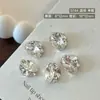 Rhinestones para Uñas de Huevo de Paloma K9, Rhinestones Ovalados Grandes Blancos Transparentes Súper Brillantes de Celebridad de Internet, Bolas de Rhinestone para Uñas Terminadas