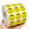 Pegatinas universales lindas de agradecimiento, etiquetas para regalos, pegatinas autoadhesivas para cajas de avión, pegatinas y etiquetas pequeñas para reseñas de regalos