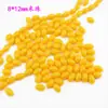 Contas de resina tipo arroz 4*6 6*8 8*12 mm contas imitação de cera de abelha atacado fornecimento direto da fábrica
