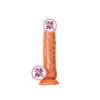 Dildo realista con textura suave, pene artificial para mujeres, inserción y empuje manuales, estimulación clitoriana, juguete sexual para adultos