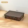 Caja de Almacenamiento de Documentos a Prueba de Polvo Caja Organizadora de Archivos A4 para Libro de Registro del Hogar, Certificado, Bolsa de Archivo, Caja de Almacenamiento para Exámenes