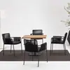 Mesa y Silla de Exterior para Patio Impermeable Protector Solar Rocío Balcón Pequeño Silla de Mimbre de Ocio Conjunto de Tres Piezas Combinación de Mesa y Silla de Mimbre para Exteriores