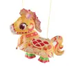 Festival do Meio Outono Lanterna de Cavalo Pequeno Kit de Artesanato DIY Infantil Lanterna Brilhante de Mão Pequeno Artigo para Barracas