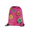 Mochila con cordón personalizada para niños, Bolsa pequeña impermeable portátil con cordón para la escuela, Bonita mochila con cordón