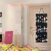 Chapéu transfronteiriço Feltro Hairpin Storage Hanging Bolsa Cartão de cabelo infantil Jóias Armazenamento de pendurar na parede Dobrável conveniente