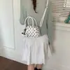 Bolsa de Mão Auudre Design Exclusivo Elegante de Bolinhas para Mulheres 2026 Nova Bolsa Tote Pequena Transversal para Trabalho e Dia a Dia
