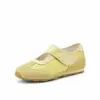 Zapatos Planos de Retazos Estilo Mary Jane para Mujer 2026 Estilo Nuevo de Primavera Punta Redonda Velcro Estilo Casual Zapatos de Talla Grande