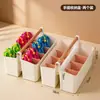 Cesta de Almacenamiento BNBS con Múltiples Compartimentos para Tijeras para Manualidades Preescolares, Caja de Almacenamiento Portátil para Clasificar Cúter y Pinceles