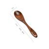 Cuchara de madera comercial mango largo cuchara para mezclar cuchara pequeña condimento alargada café nuez en polvo cuchara sopera miel cuchara para hielo cuchara de postre