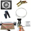 Accesorios para máquina selladora de pedal de pie Pestaña de tiro Carcasa de plástico Cable calefactor Placa aislante Cable redondo de corte Hebilla Aislamiento